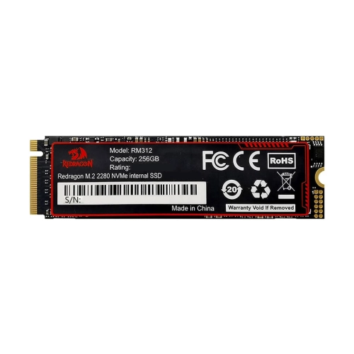 Redragon RM-312 256GB M.2 2280 Internal SSD (PC Bundle)